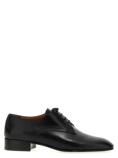 The Row Kay Oxford Lace Up Shoes Black