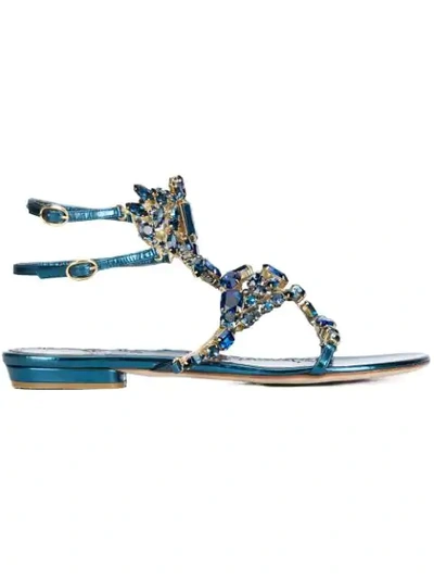 Marchesa 'emily' Sandals In Blue