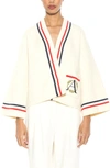 Alexia Admor Gabbi Cardigan In Ivory