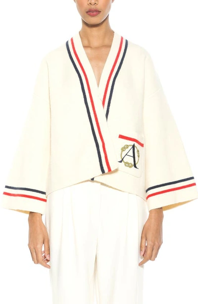 Alexia Admor Gabbi Cardigan In Ivory