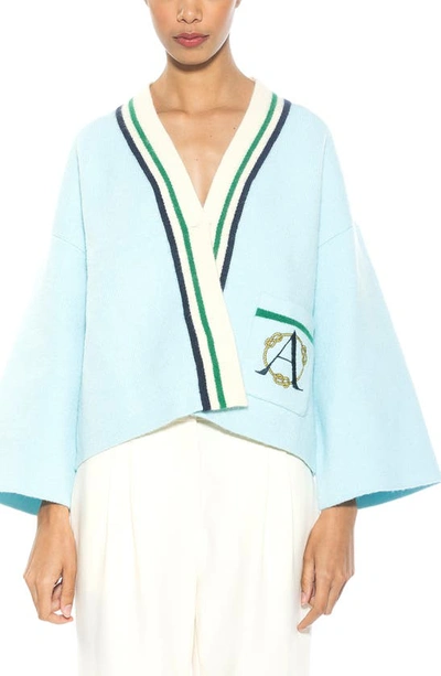 Alexia Admor Gabbi Cardigan In Halogen Blue