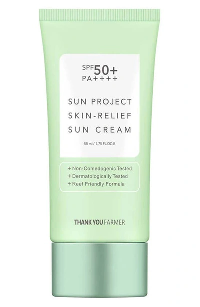 Thank You Farmer Sun Project Skin Relief Sun Cream In Green