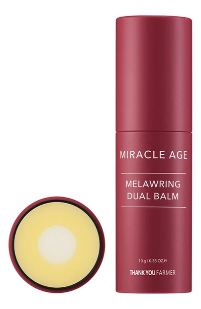 Thank You Farmer Miracle Age Melawring Dual Balm In White