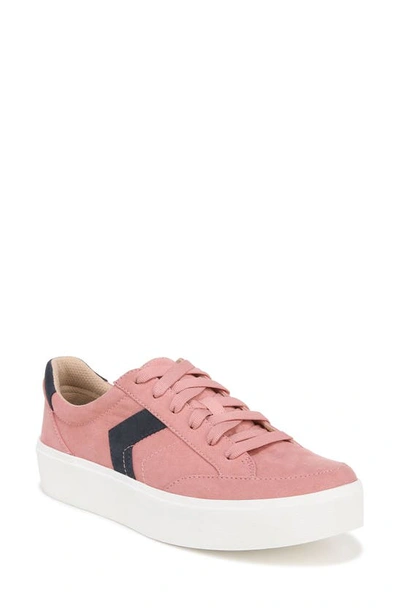 Dr. Scholl's Madison Lace Platform Sneaker In Rose Pink Fabric