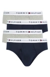 Tommy Hilfiger Assorted 4-pack Briefs In Grey Multi