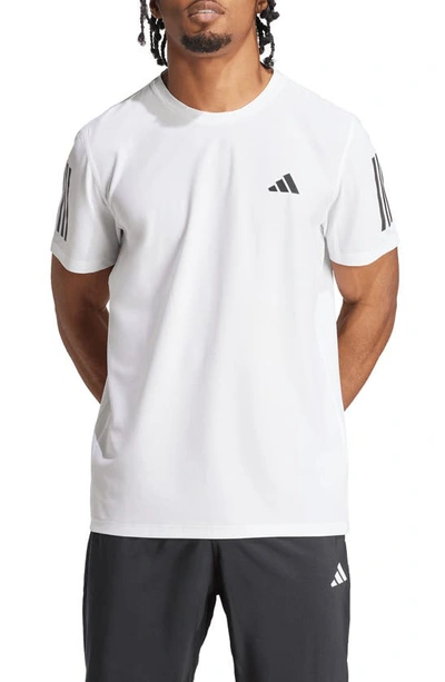 Adidas Originals Own The Run Performance Running T-shirt In White