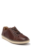 Johnston & Murphy Colby Lace To Toe Sneaker In Mahogany