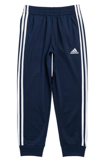 Adidas Originals Kids' 3-stripe Tricot Joggers In Navy