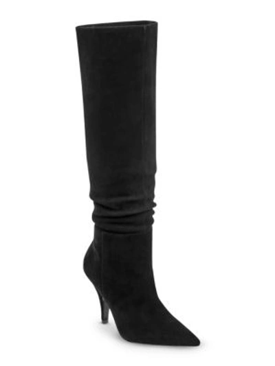 Kendall + Kylie Calla Slouch Boots In Black