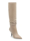 Kendall + Kylie Women's Calla Leather Pointed Toe Heel-heel Boots In Taupe