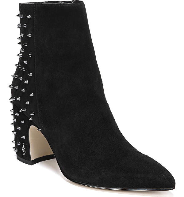 sam edelman heath studded heel bootie