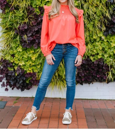 Michelle Mcdowell Amber Top In Fire In Multi