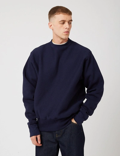 Camber Crew Neck Sweatshirt (12oz) In Navy