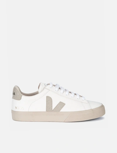 Veja Womens  Campo (chrome Free) Trainers In White