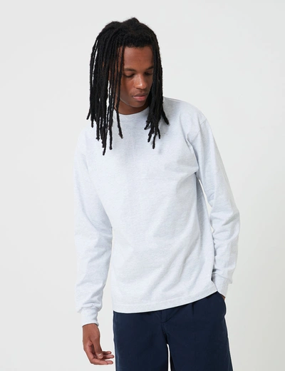 Camber Long Sleeve T-shirt (8oz) In Grey Heather