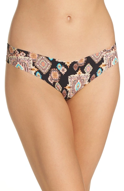 Commando Print Microfiber Thong In Marrakesh