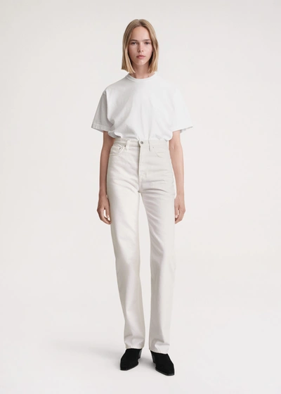 Totême Classic Cut Denim Full Length Off-white