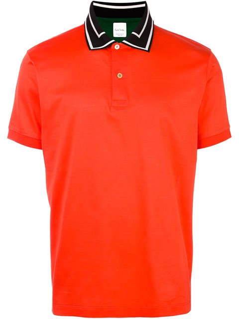 Paul Smith Contrasting Collar Polo Shirt | ModeSens