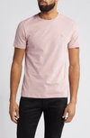 Allsaints Brace Tonic Slim Fit Cotton T-shirt In Bloom Pink