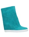 Casadei Ankle Boot In Turquoise
