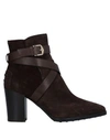 Tod's Ankle Boot In Dark Brown