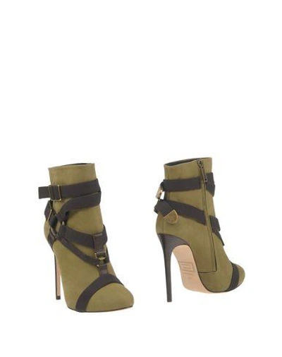 Dsquared2 Ankle Boots In Green