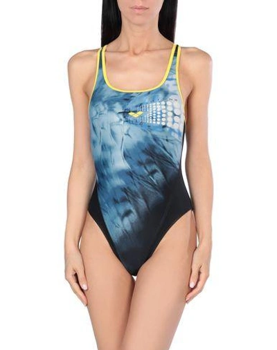 Arena One-piece Swimsuits In Slate Blue