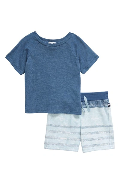 Splendid Babies' Pismo T-shirt & Shorts Set In Midnight