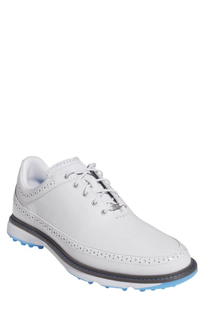 Adidas Golf Mc80 Spikeless Golf Shoe In Grey/ Silver/ Blue Burst