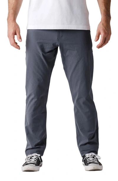 Western Rise Diversion Water Resistant Travel Pants In Blue Grey
