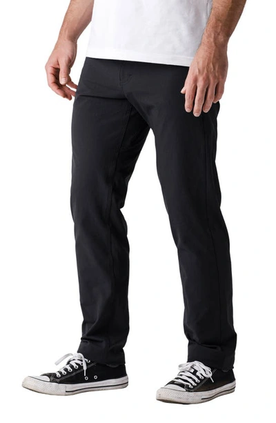 Western Rise Diversion Water Resistant Travel Pants In Black
