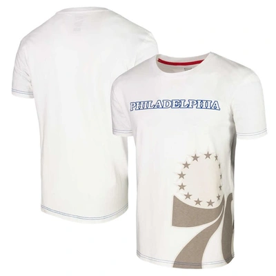 Stadium Essentials Unisex  White Philadelphia 76ers Scoreboard T-shirt