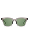 Raen Huxton 51mm Square Sunglasses In Sebring / Pewter Mirror