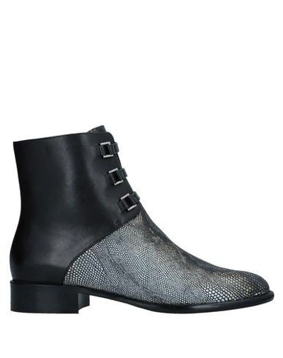 Emporio Armani Ankle Boot In Black