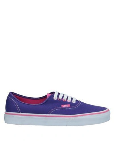Vans Sneakers In Purple