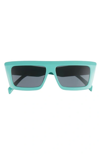 Bp. Flat Top Square Sunglasses In Blue