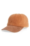 Bp. Fleece & Corduroy Baseball Cap In Camel