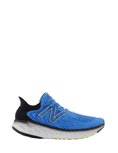 New Balance Men's Fresh Foam 1080v11 Running Shoes - D/mediumwidth In Helium With Black In Blue