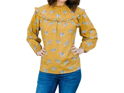 Michelle Mcdowell Robin Top In Lucky Stripe In Multi