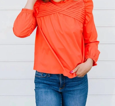 Michelle Mcdowell Mckenna Top In Fire In Multi