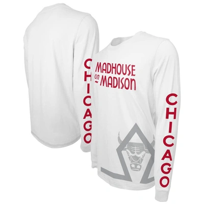 Stadium Essentials Unisex  White Chicago Bulls 2023/24 City Edition Scoreboard Long Sleeve T-shirt