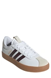 Adidas Originals Vl Court 3.0 Sneaker In White/ Brown/ Alumina