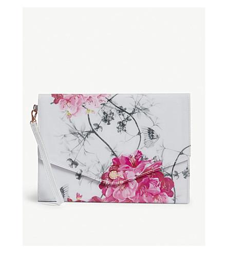 ted baker floral clutch