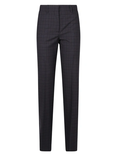 Burberry Slim Fit Trousers In Black