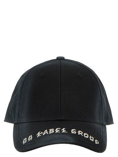 44 Label Logo Embroidery Cap Hats In Black