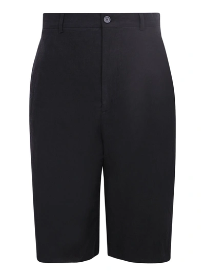 Balenciaga Oversize Tailored Shorts In Black