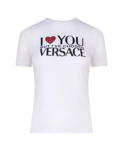 Versace T-shirt In Gray