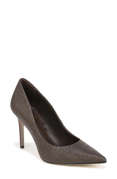 Sam Edelman Hazel Pointed Toe Pump In Pinto Brown