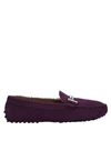 Tod's Loafers In Purple