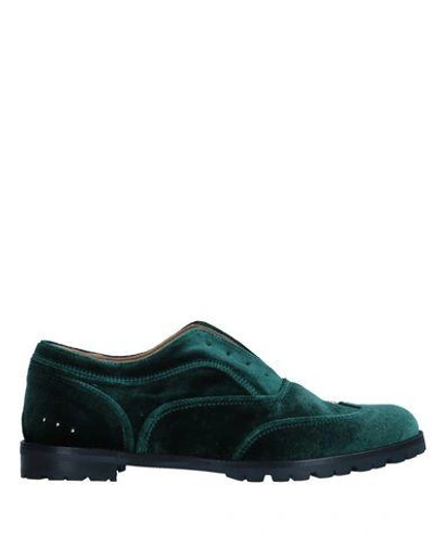L'f Shoes Loafers In Emerald Green